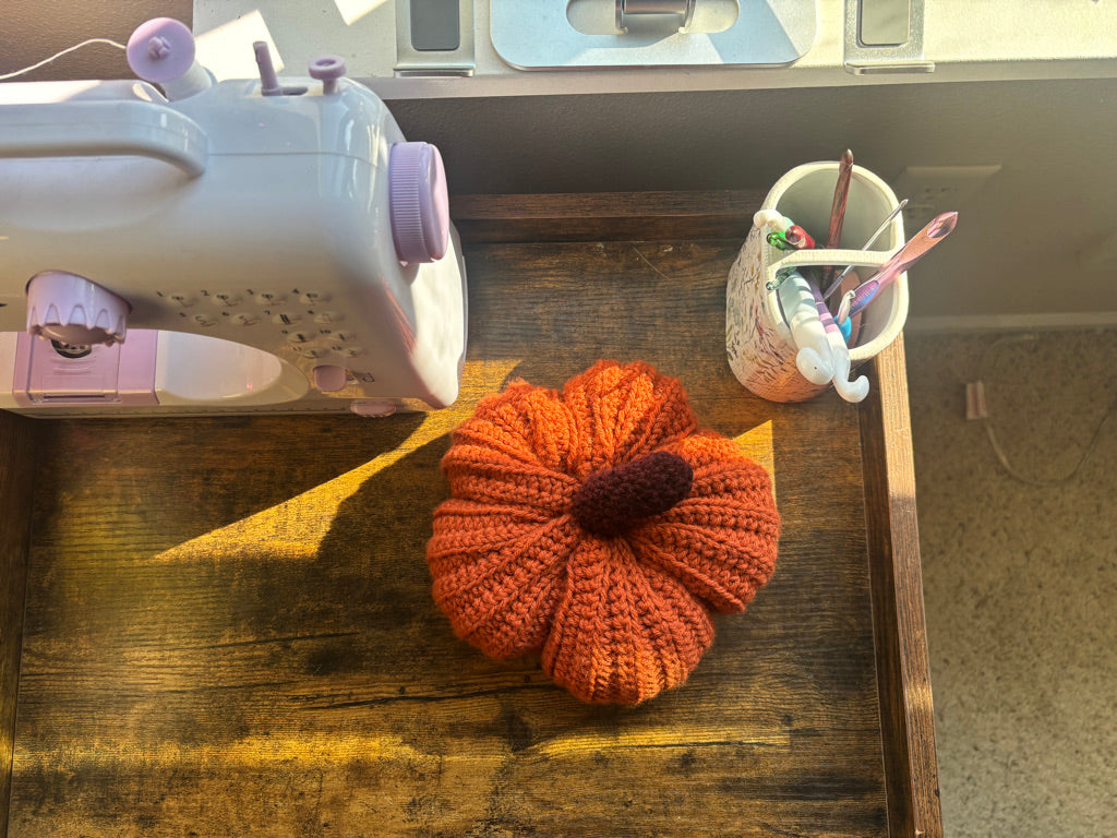 plushie pumpkin pillow